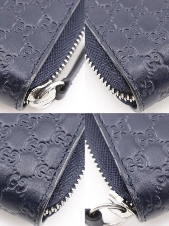 Amazon.com: Gucci, Pre-Loved Black Leather & Original GG  GUCCI Organizer GG Purse 391465 outlet black Sima leather mens